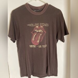 Vintage Rolling Stones 1972 Tour Concert Tshirt Size S